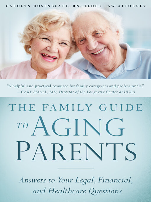 Cover image for The Family Guide to Aging Parents